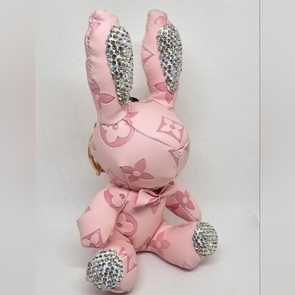 Accessories - POPULAR CUTE PRINT BLING BUNNIES PINK NEW